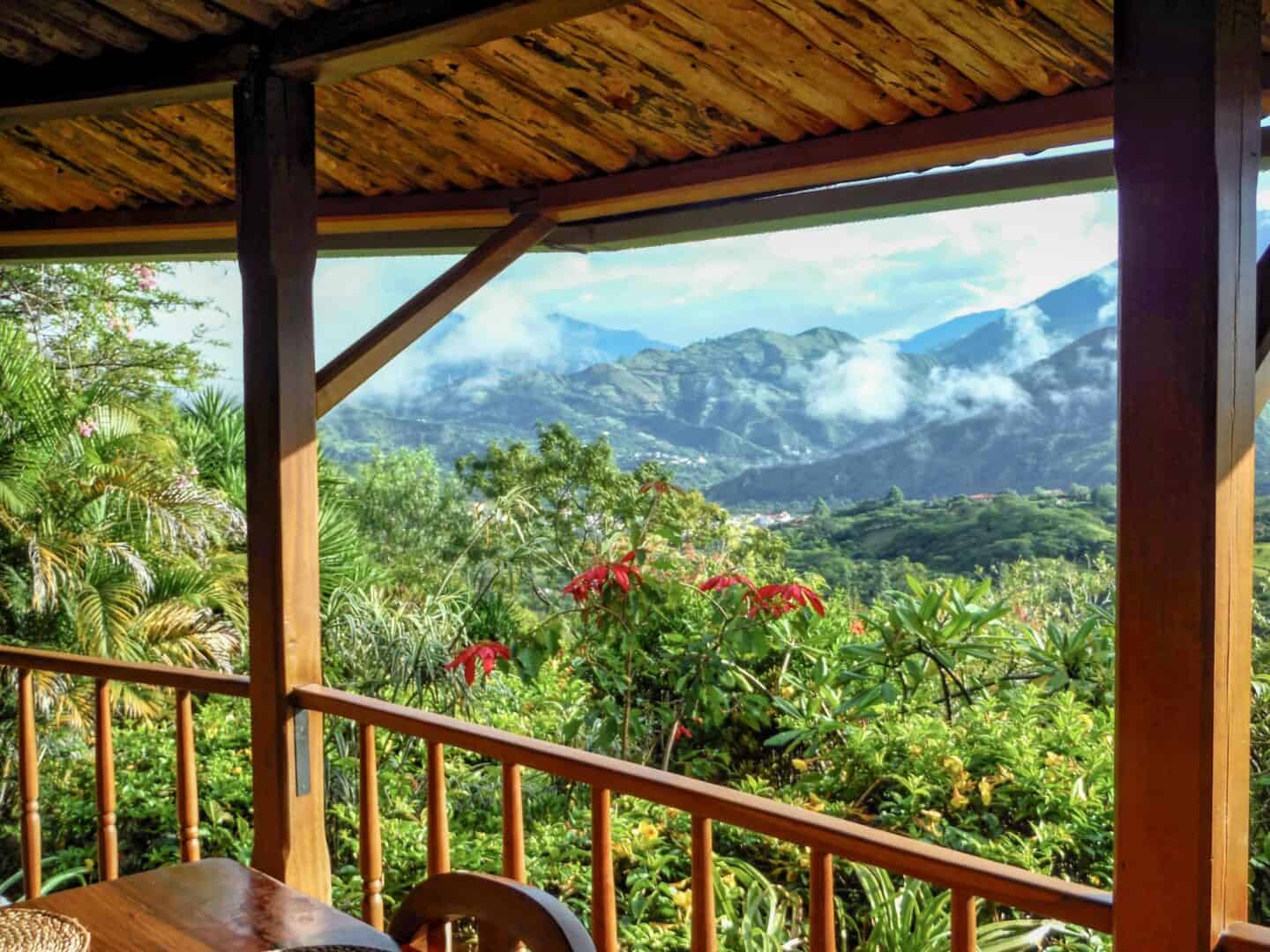 Ecuador Itinerary, Vilcabamba Hosteria Izhcayluma Restaurant View