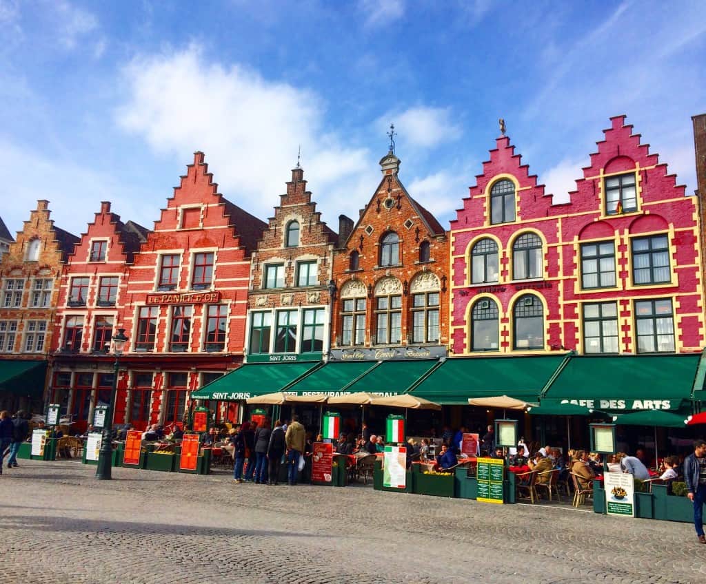 Colourful Buildings in Bruges - 3 days in Belgium, Gingerbread houses in Bruges