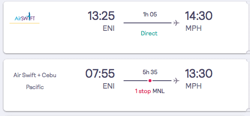 El Nido to Boracay flights - El Nido to Boracay flights