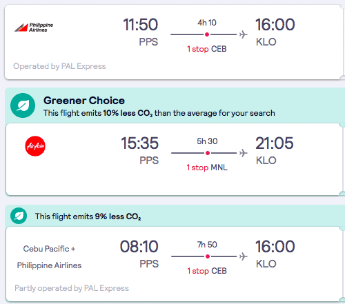 El Nido to Boracay flights - El Nido to Boracay flights