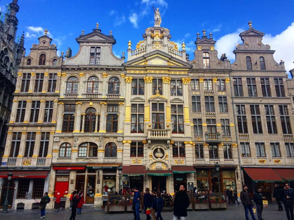 Grand Place Brussels - 3 days in Belgium, Buildings in Brussel's Grand Place