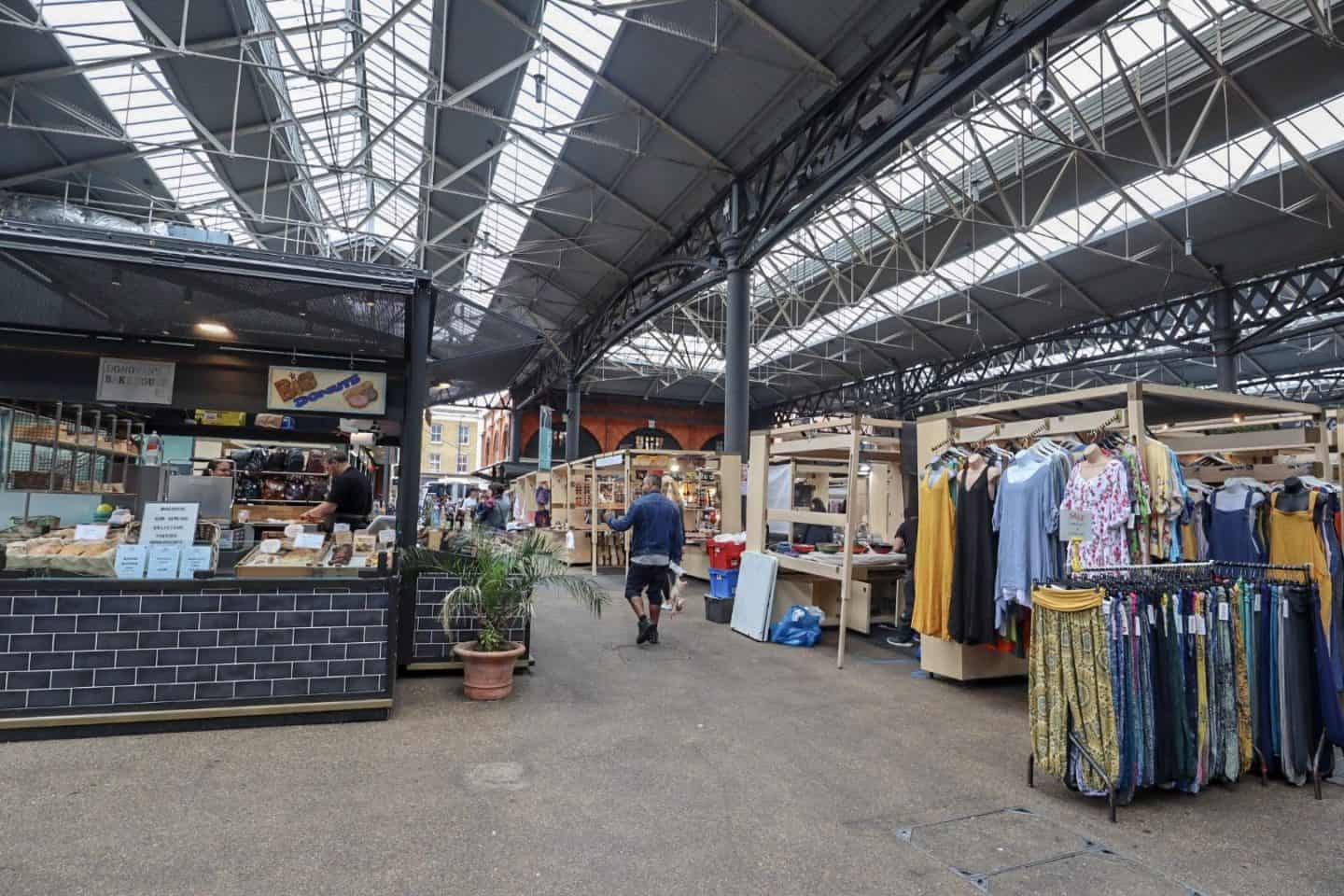 shoreditch self guided walk Spitalfields market - Spitalfields Market