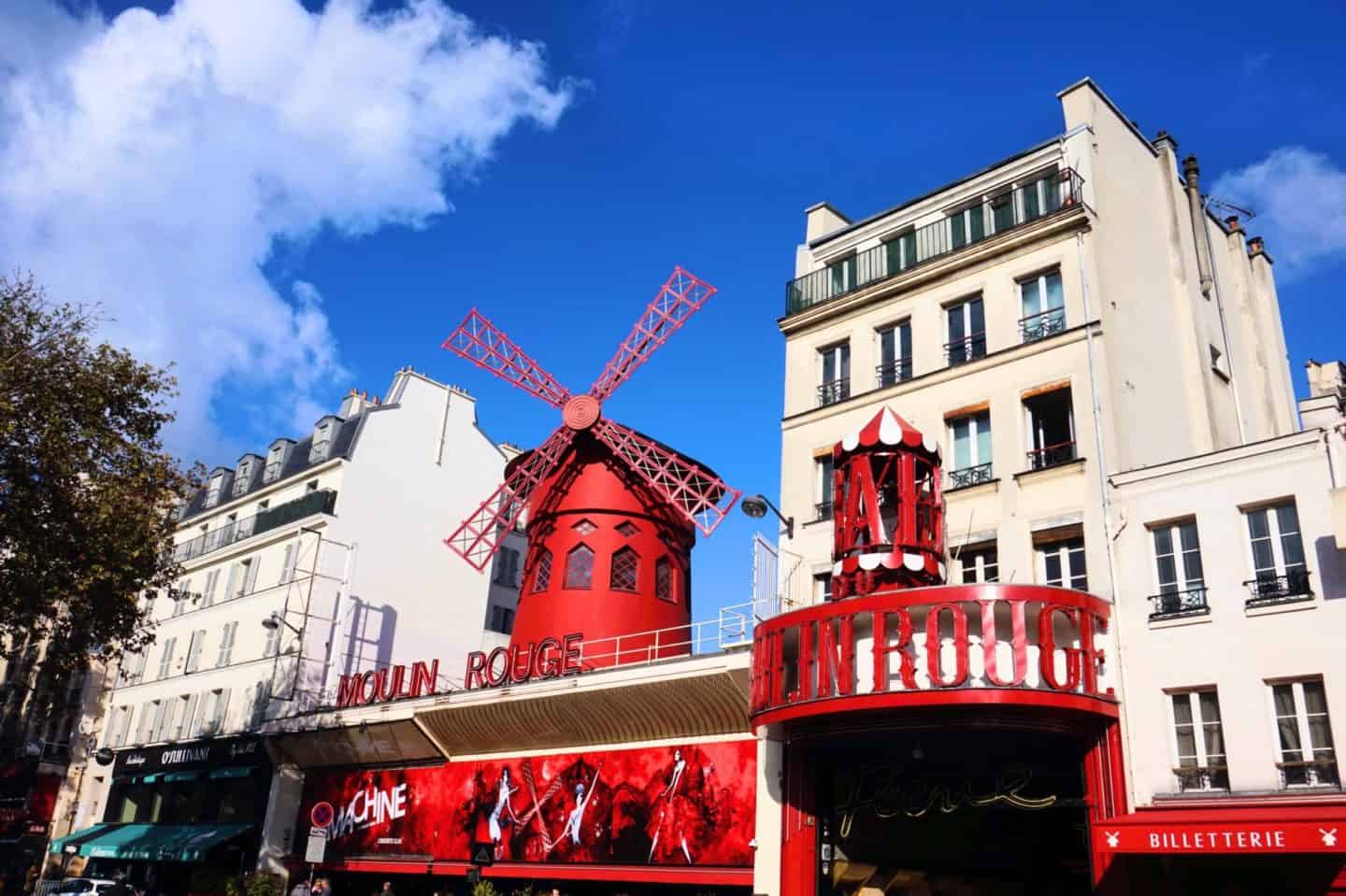 Moulin Rouge - 3 days in Paris budget
