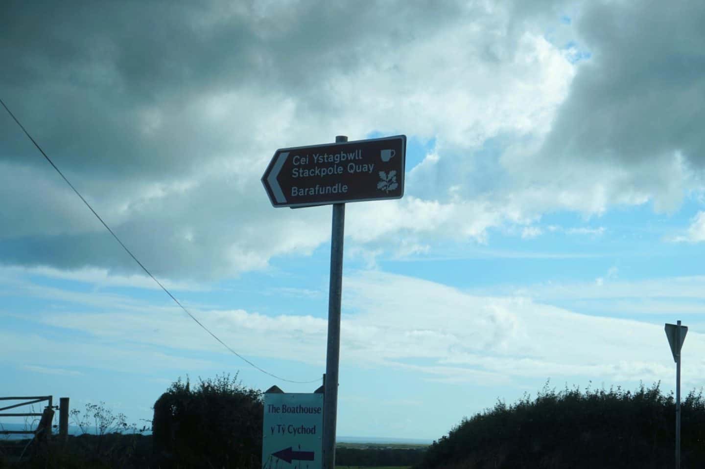 Stackpole Quay Car Park Sign - Stackpole Quay Car Park Sign