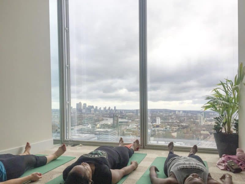 Yoga at The Shard