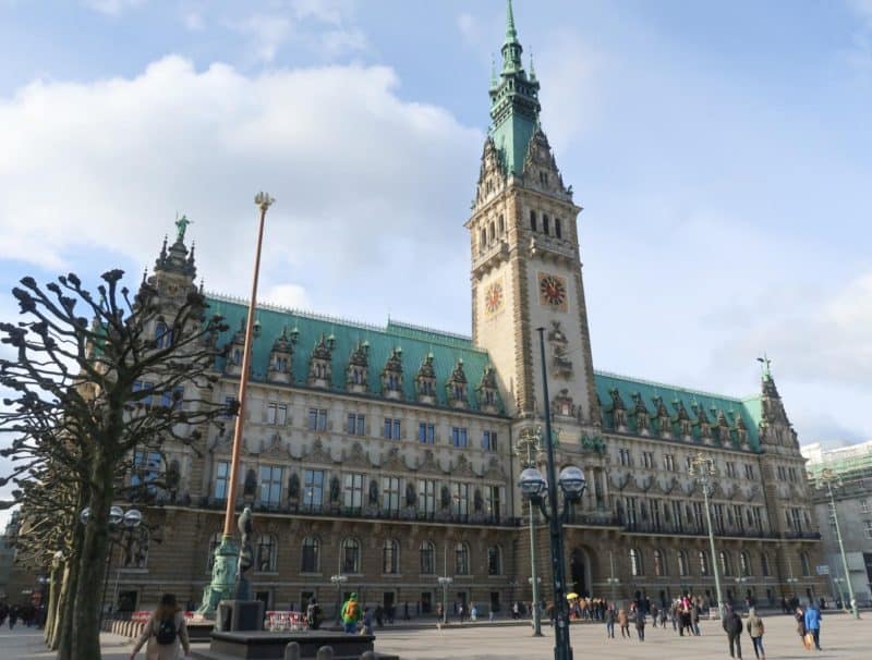Hamburg town hall - 2 days in Hamburg, town hall