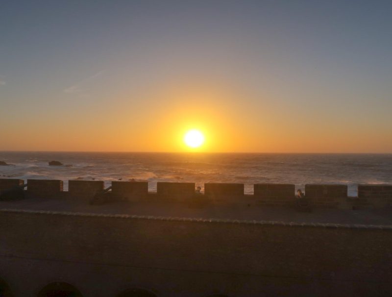 Essaouira Morocco Il Mare sunset - Sunset from Il Mare Restaurant Rooftop
