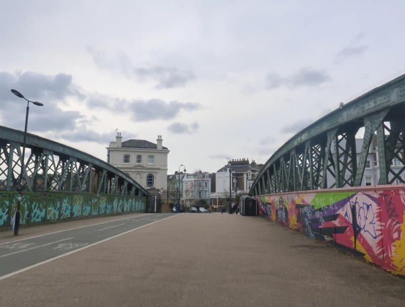 Chalk Farm - Regents Canal Walk, Primrose Hill Bridge