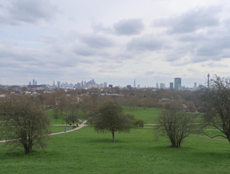 Primrose hill - Regents Canal Walk, Primrose Hill View over London