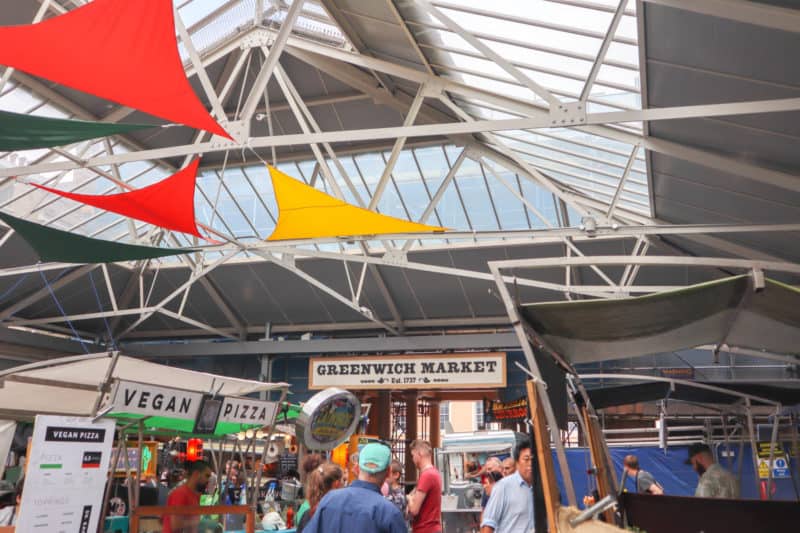 Greenwich Market - things to do in Greenwich London, Greenwich food market