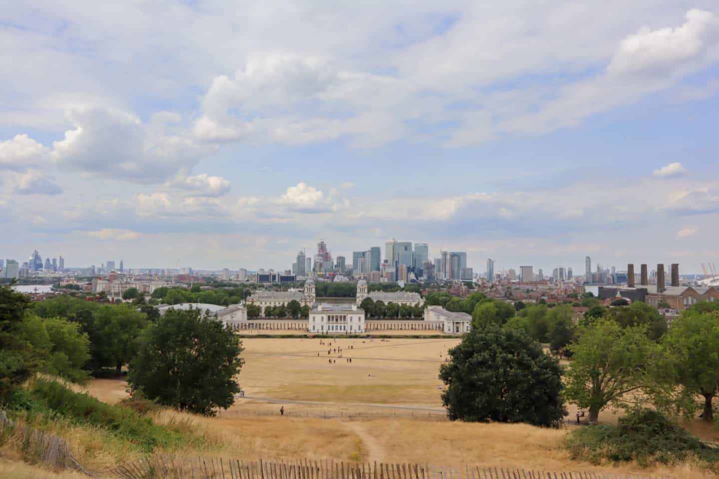 Greenwich London view - picnic spots in London, Greenwich Park View