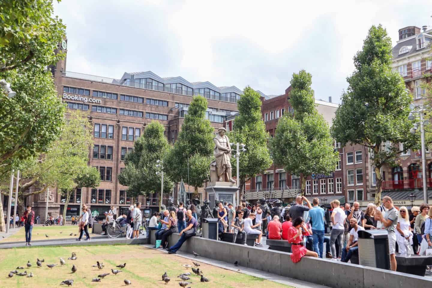 Amsterdam Rembrandtplein - Amsterdam Central to Rijksmuseum, square