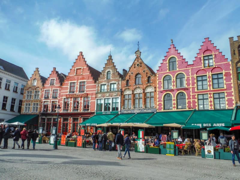 Bruges colourful houses - Alternative Day Trips From London, bruges