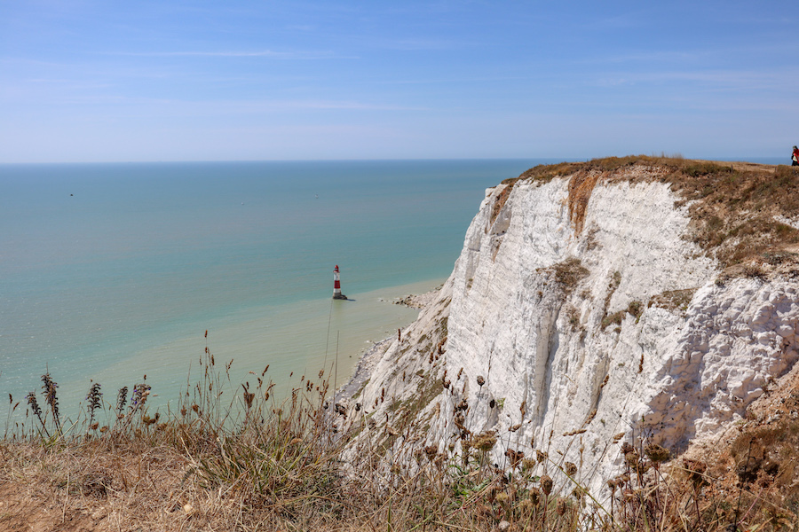 Seven Sisters Cliffs from London, Beachy Head lighthouse - Seven Sisters Cliffs from London, Beachy Head lighthouse