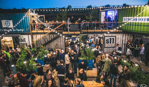 New Street Food Markets in London, Brixton Pop