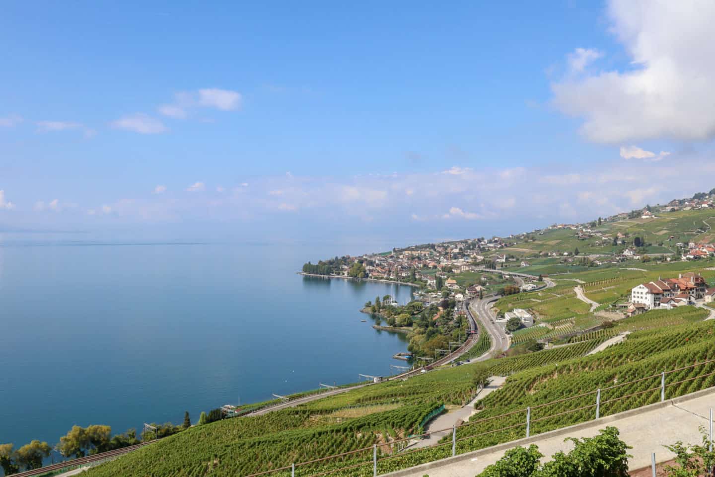 Laxaux - Montreux to Lausanne, Lausanne to Montreux, Lavaux