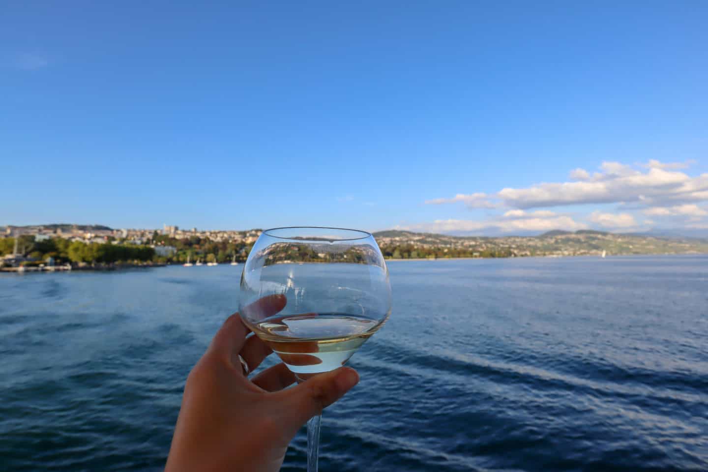 sunset cruise lake geneva - Montreux to Lausanne, Lausanne to Montreux, sunset cruise lake geneva