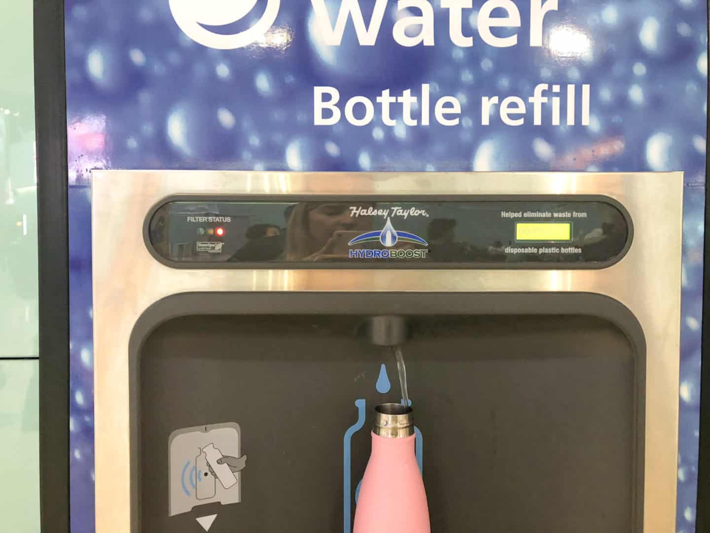 HEATHROW AIRPORT WATER BOTTLE REFIL STATION - Where to Refill Water in London Airports, Heathrow Airport