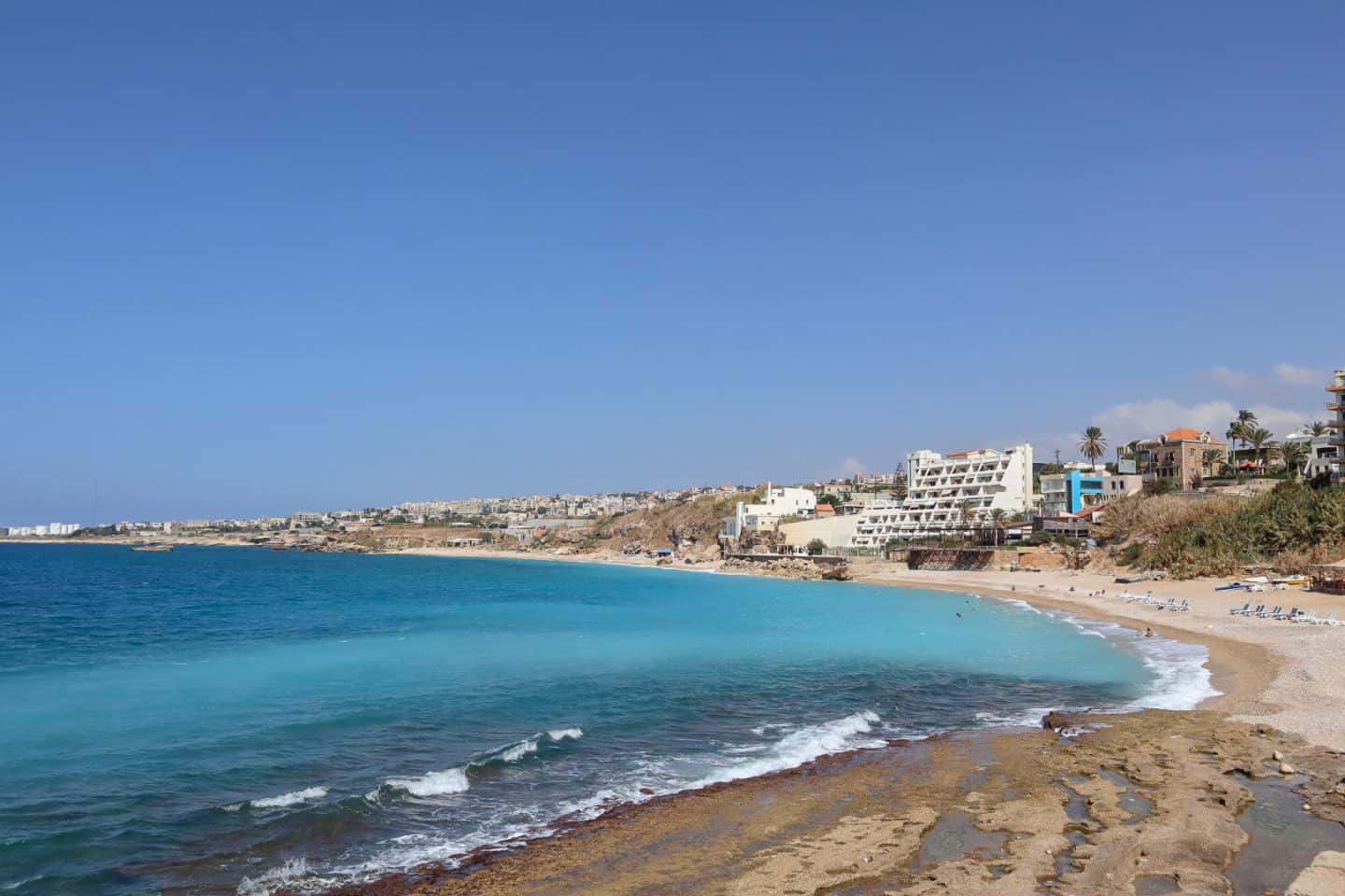 Byblos Beach - day trip to Byblos