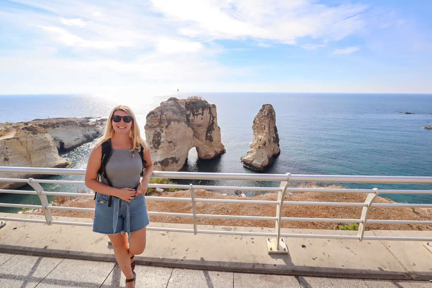 1 day in Beirut things to do, Raouche Rocks
