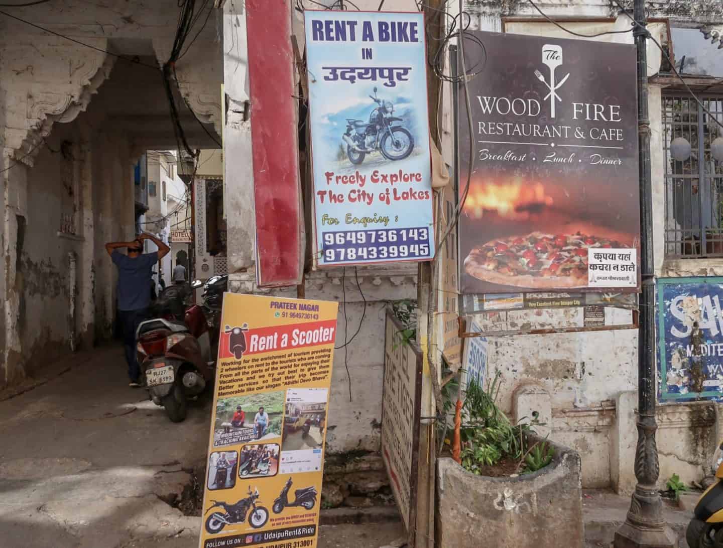 Moped Hire in Udaipur - The Wandering Quinn Travel Blog