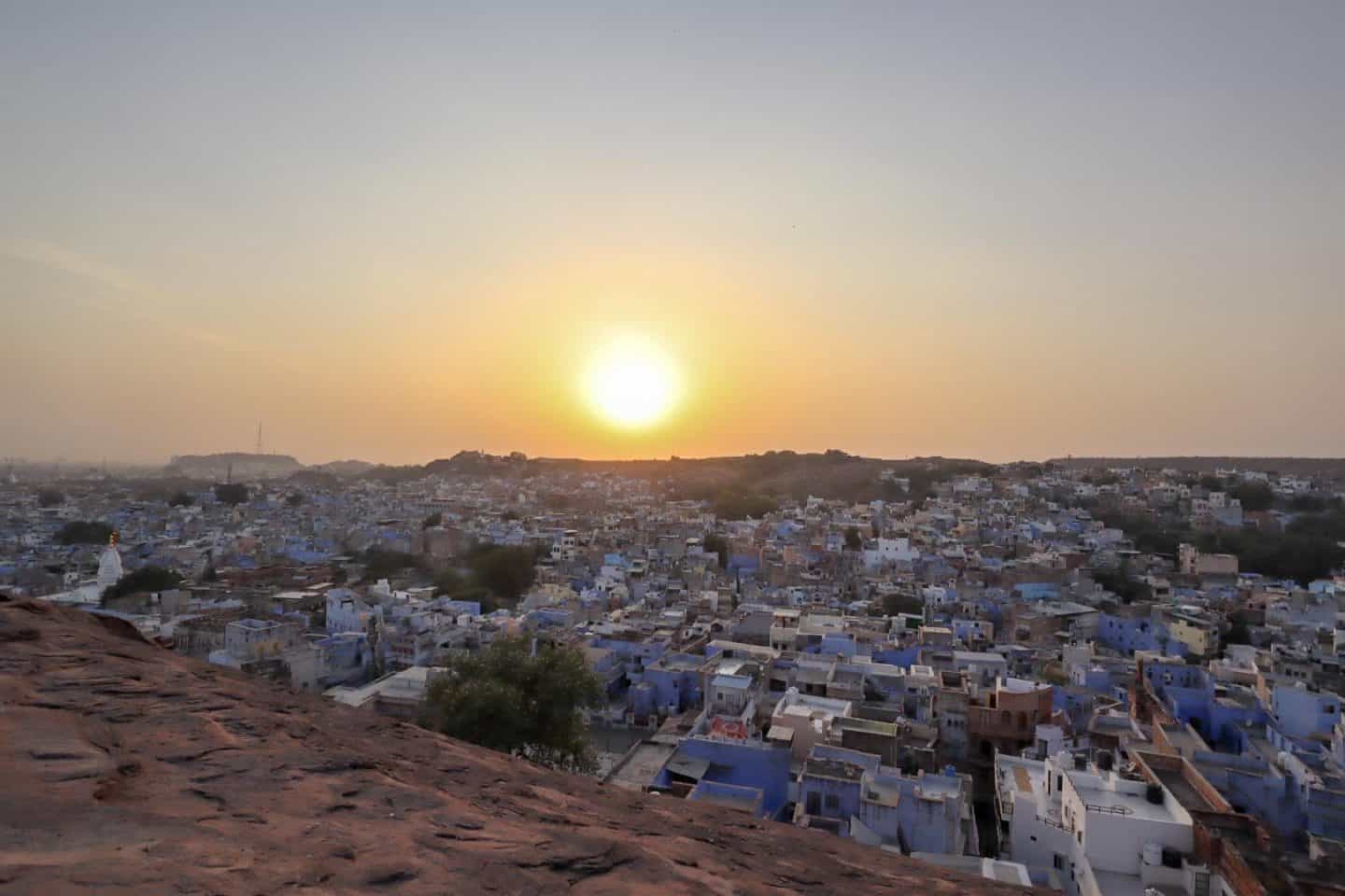 jodhpur blue city sunset - visiting jodhpur tips