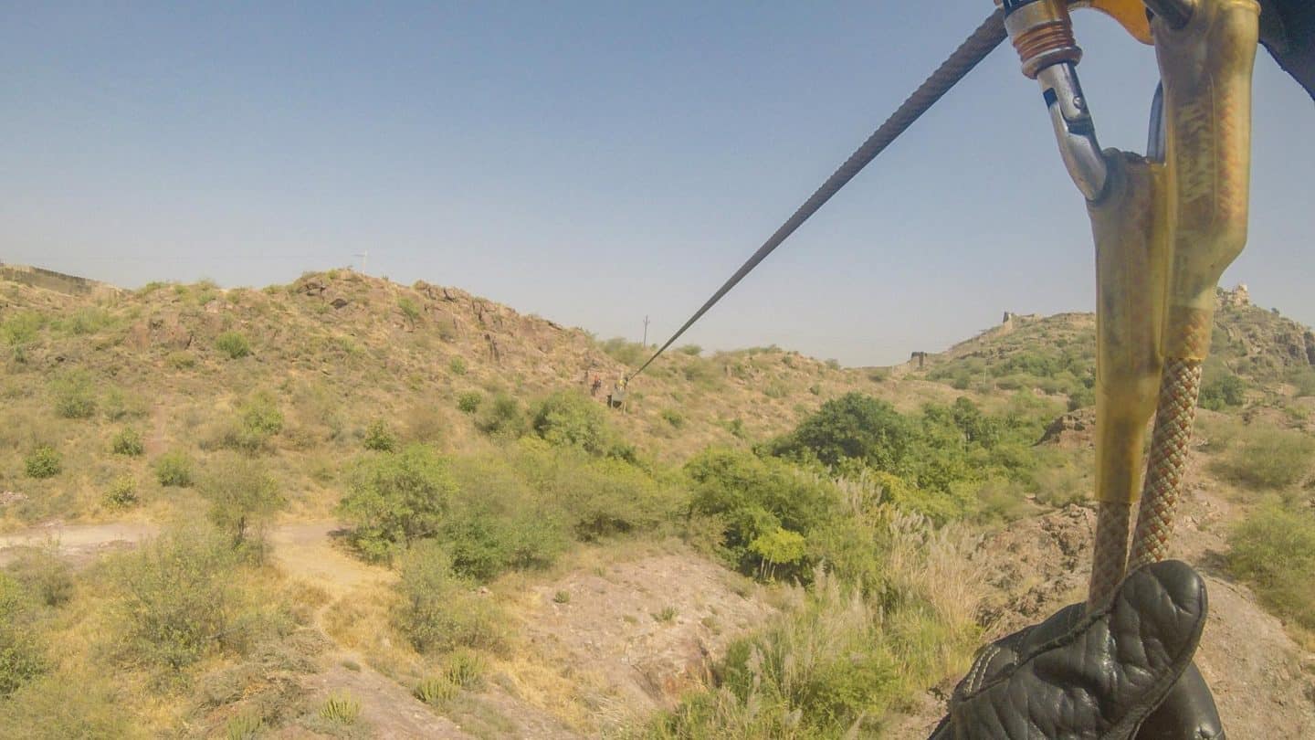 Jodhpur Zip Lining - The Wandering Quinn Travel Blog