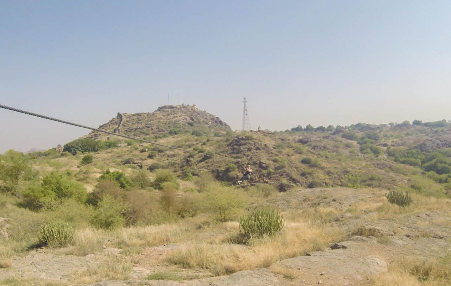 Jodhpur Zip lining - The Wandering Quinn Travel Blog