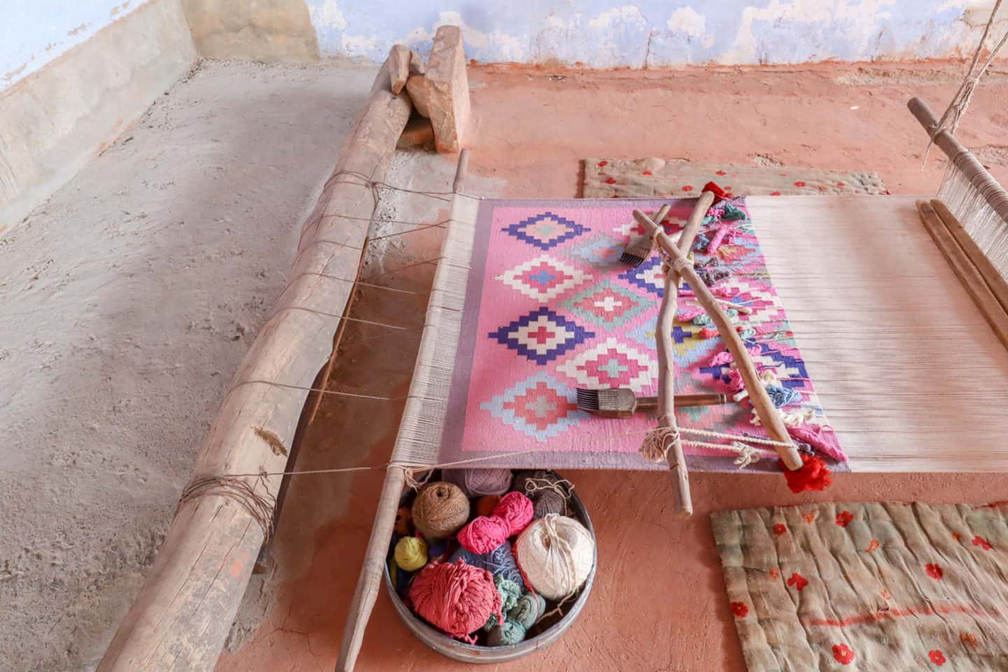Chhotaram Prajapat's Homestay Jodhpur Durry Weaver - Homestay in Jodhpur Rural Rajasthan India Village
