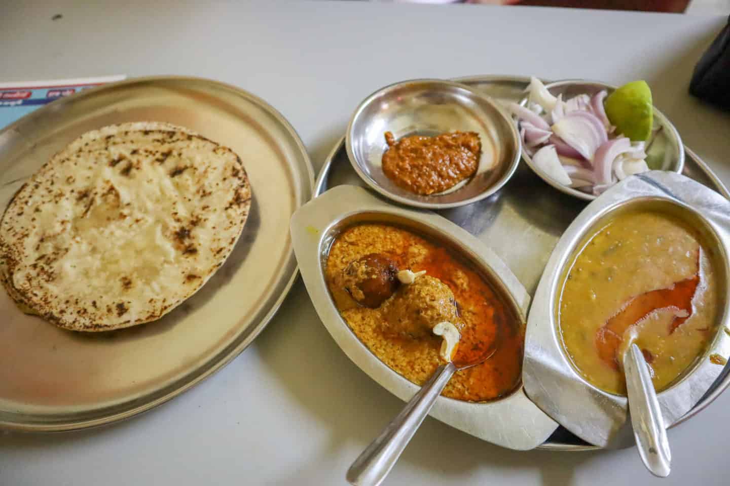 Vijay Restaurant Jodhpur - Cost of backpacking India, cost of food in India.