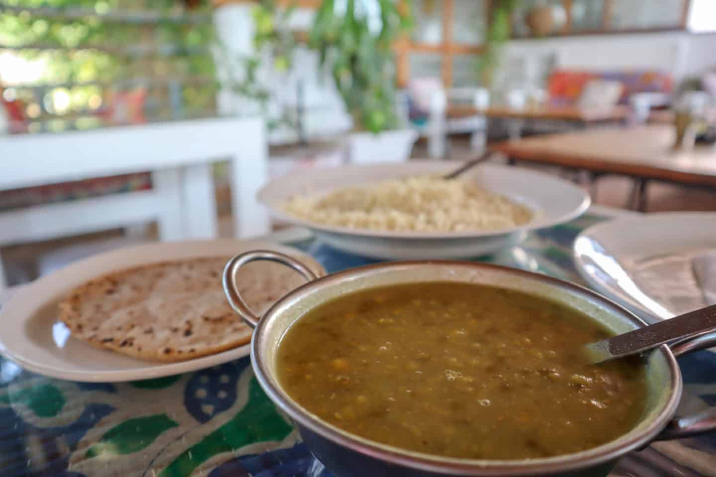 Sixth Sense Restaurant Pushkar - Cost of backpacking India, cost of food in India.