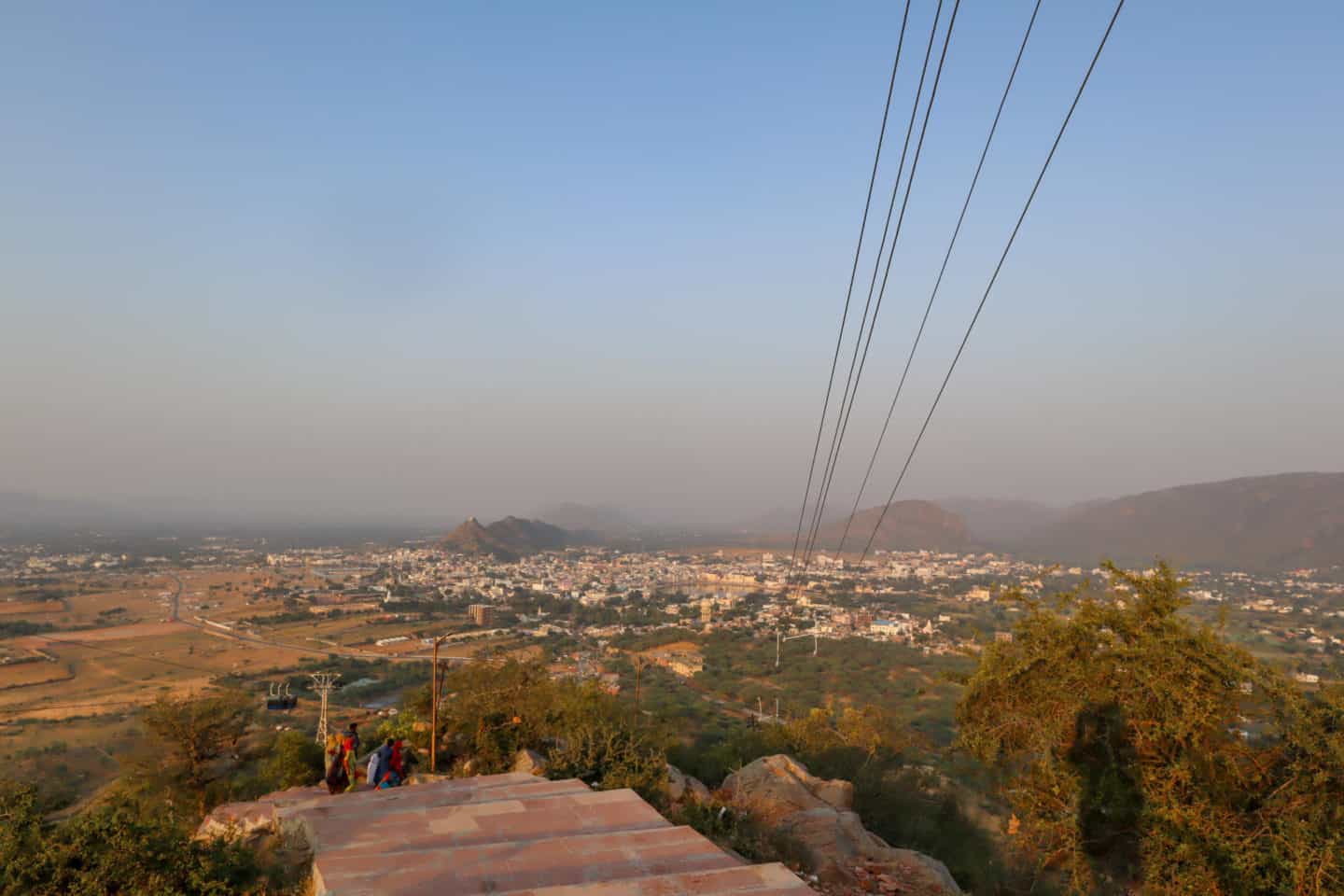 Savitri Temple Walk Pushkar - View of Pushkar from Savitri Temple | things to do in Pushkar