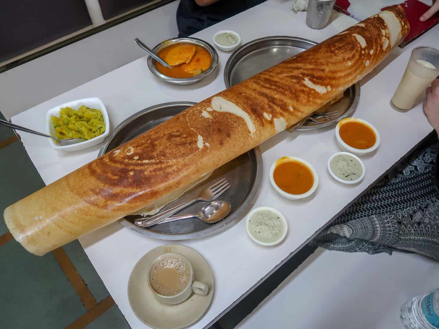 Jumbo Dosa in Madras Cafe Colaba - The Wandering Quinn Travel Blog