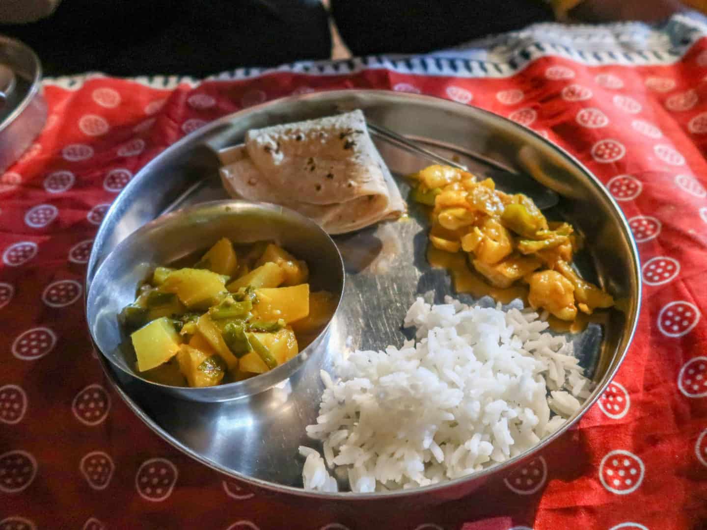 online Indian cooking classes, Chhotaram Prajapat's Homestay Jodhpur Dinner - Homestay in Jodhpur Rural Rajasthan India Village