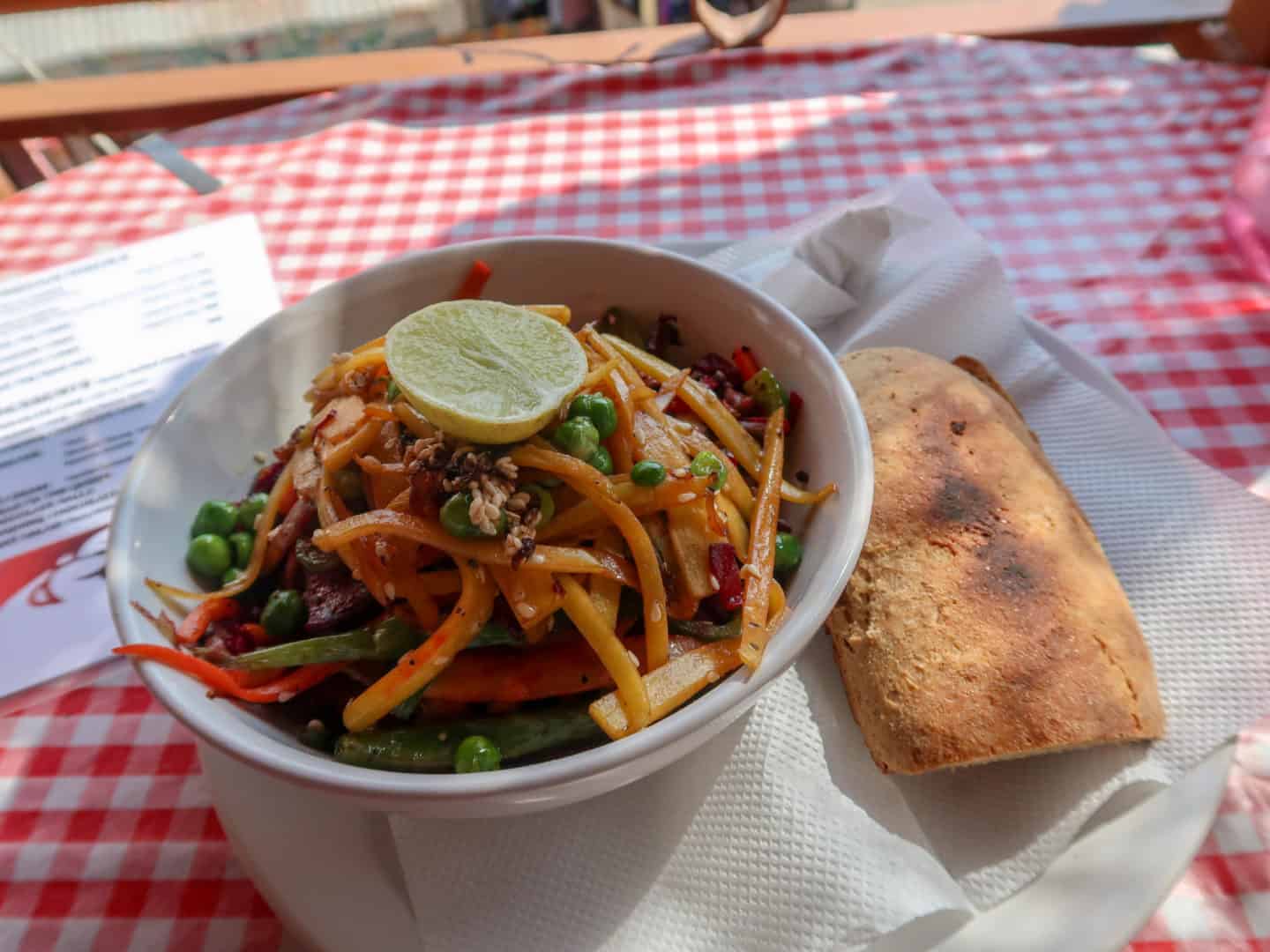 The Laughing Buddha Cafe Pushkar - pushkar travel tips no meat or eggs