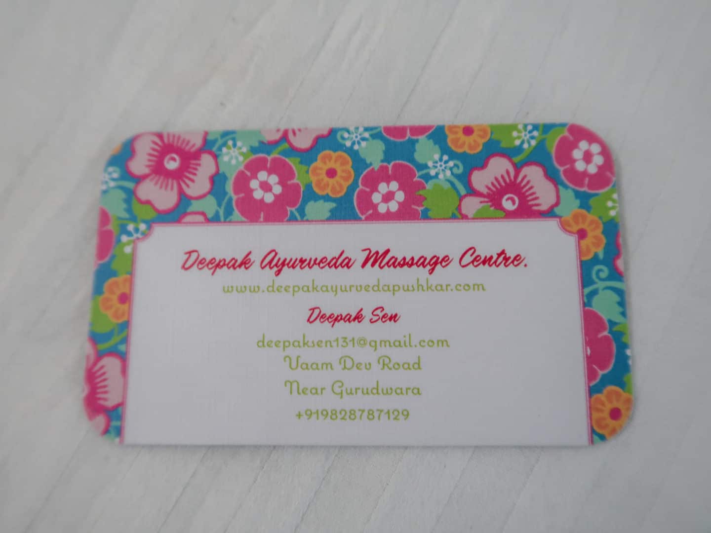 Deepak Ayurveda Massage Centre Pushkar - ayurveda in pushkar