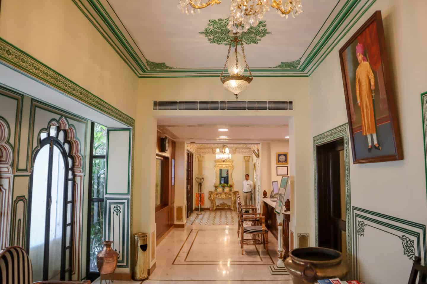 Shahpura House Hotel Jaipur Reception - The Wandering Quinn Travel Blog