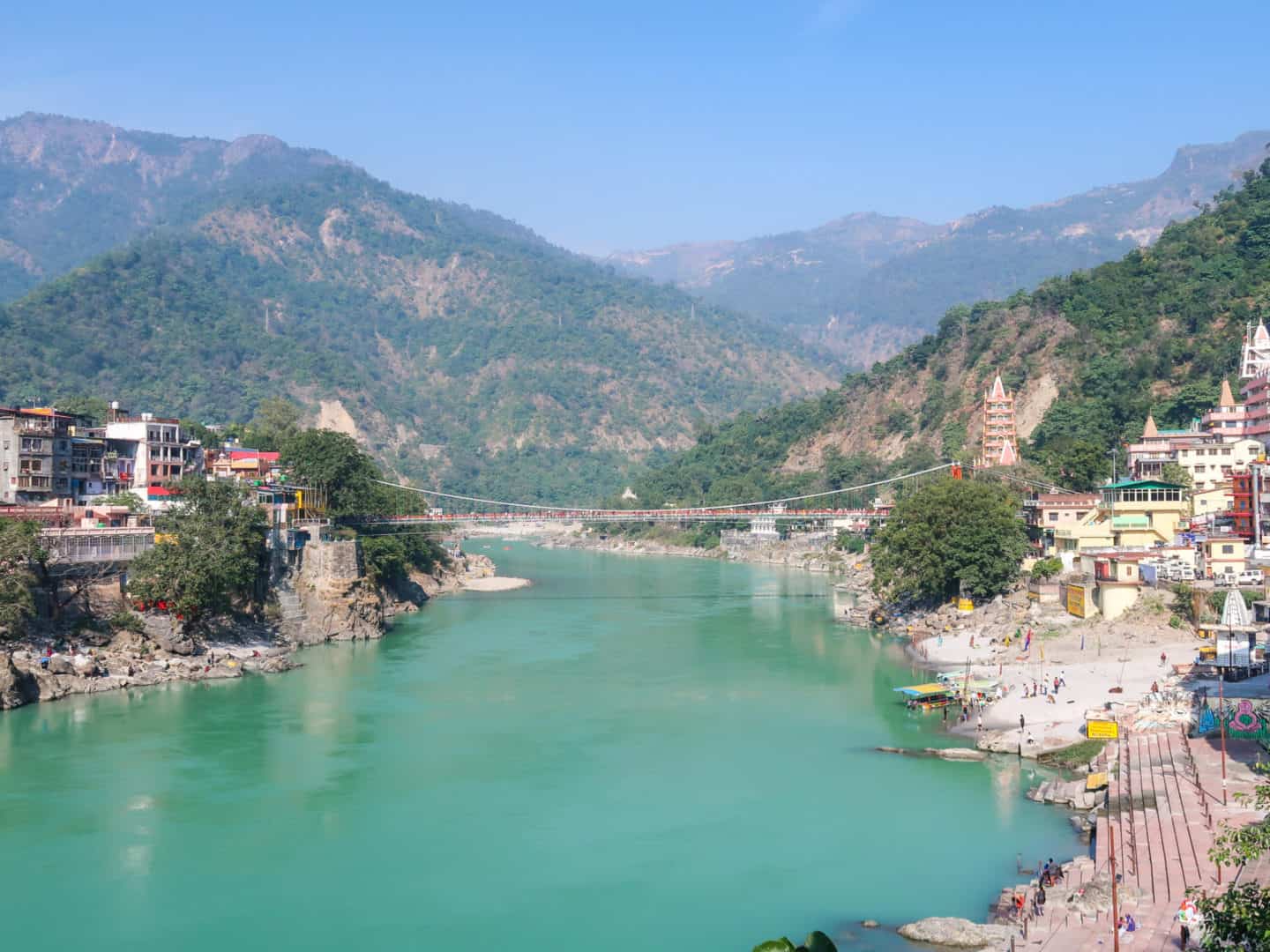 4 month India itinerary - Rishikesh Ganga River