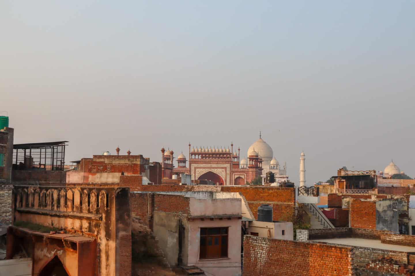 Taj Ganj Restaurant Rooftop View of Taj Mahal - Taj Ganj Restaurant Rooftop View of Taj Mahal