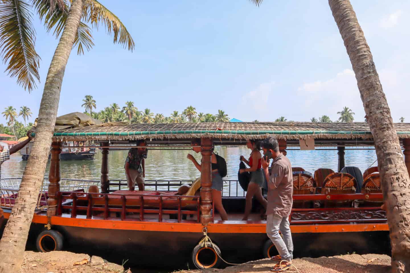 Shikara Boat Kerala Backwaters from Alleppey - The Wandering Quinn Travel Blog