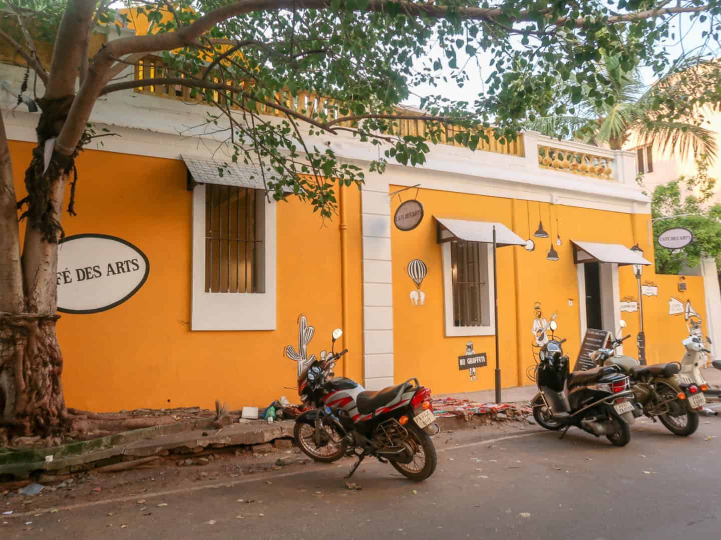 Pondicherry White Town Cafe des Arts - Pondicherry White Town Cafe des Arts