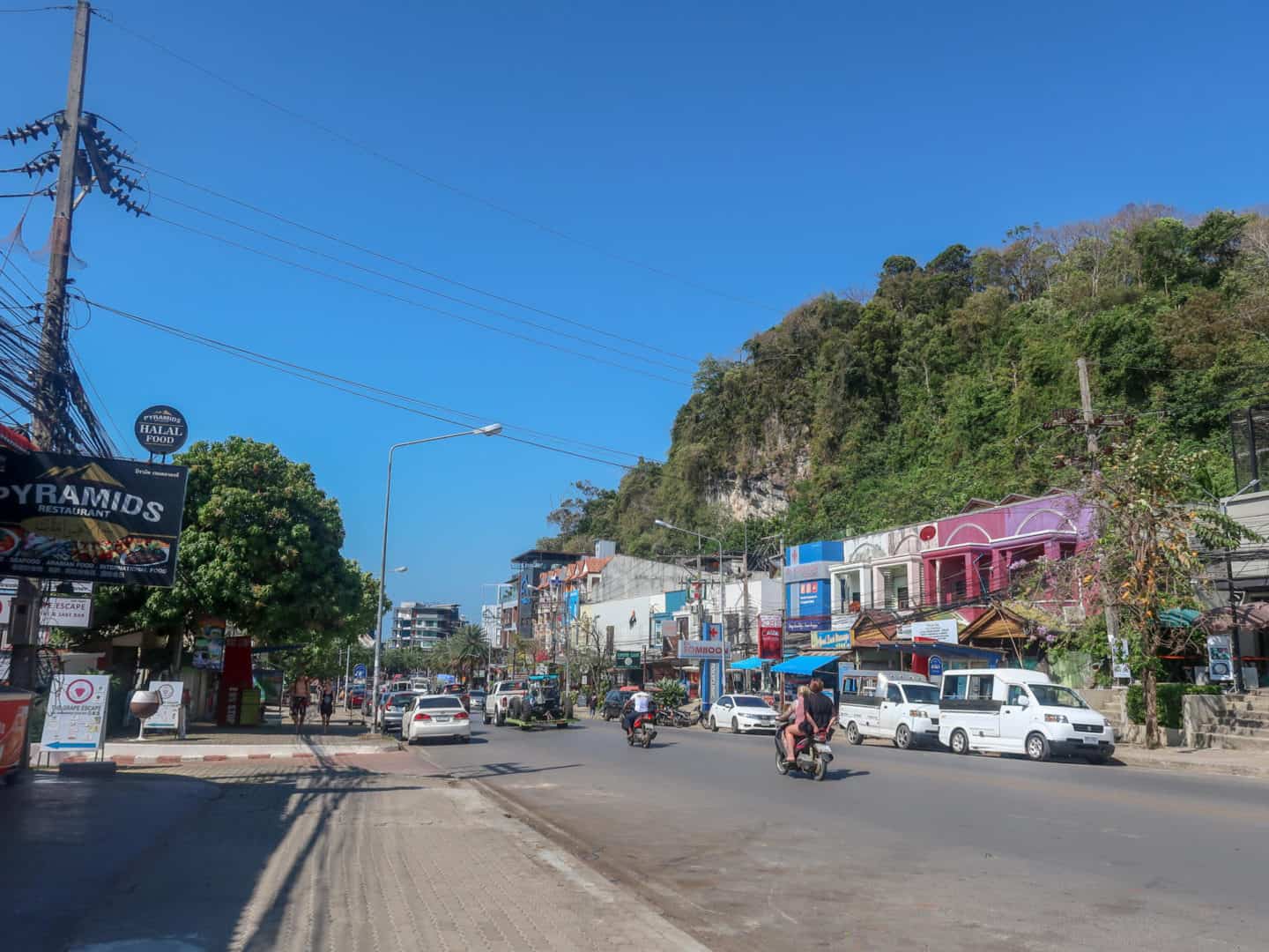 Ao Nang Main Road - 2 weeks in Thailand, ao nang