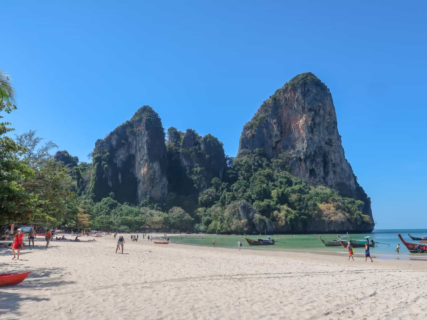 railay beach - ao nang to railay, beach day trip