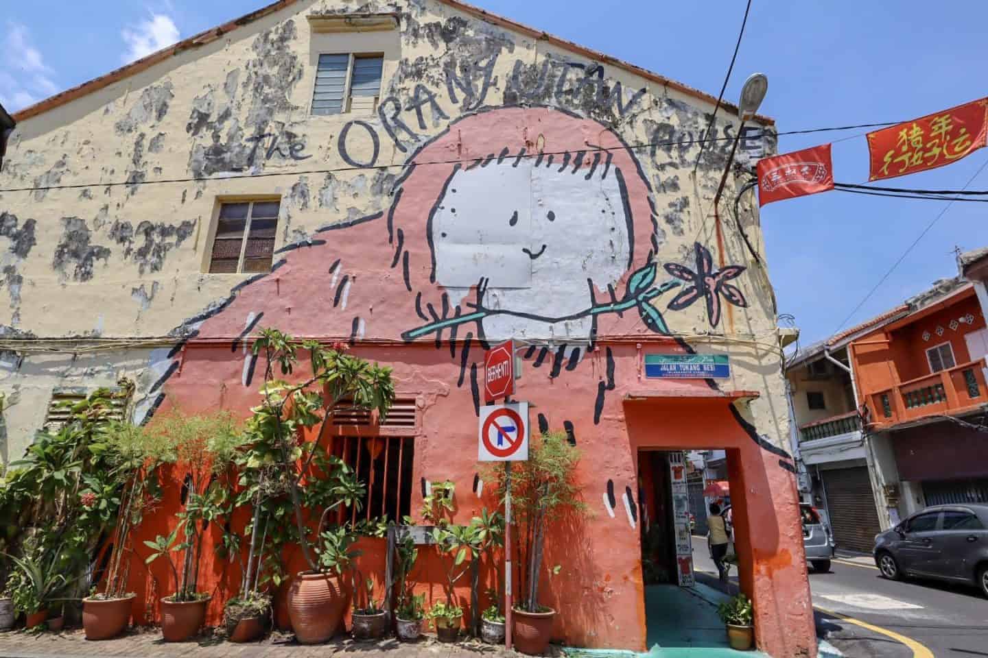 Melaka Street art - things to do in Melaka Malaysia, street art