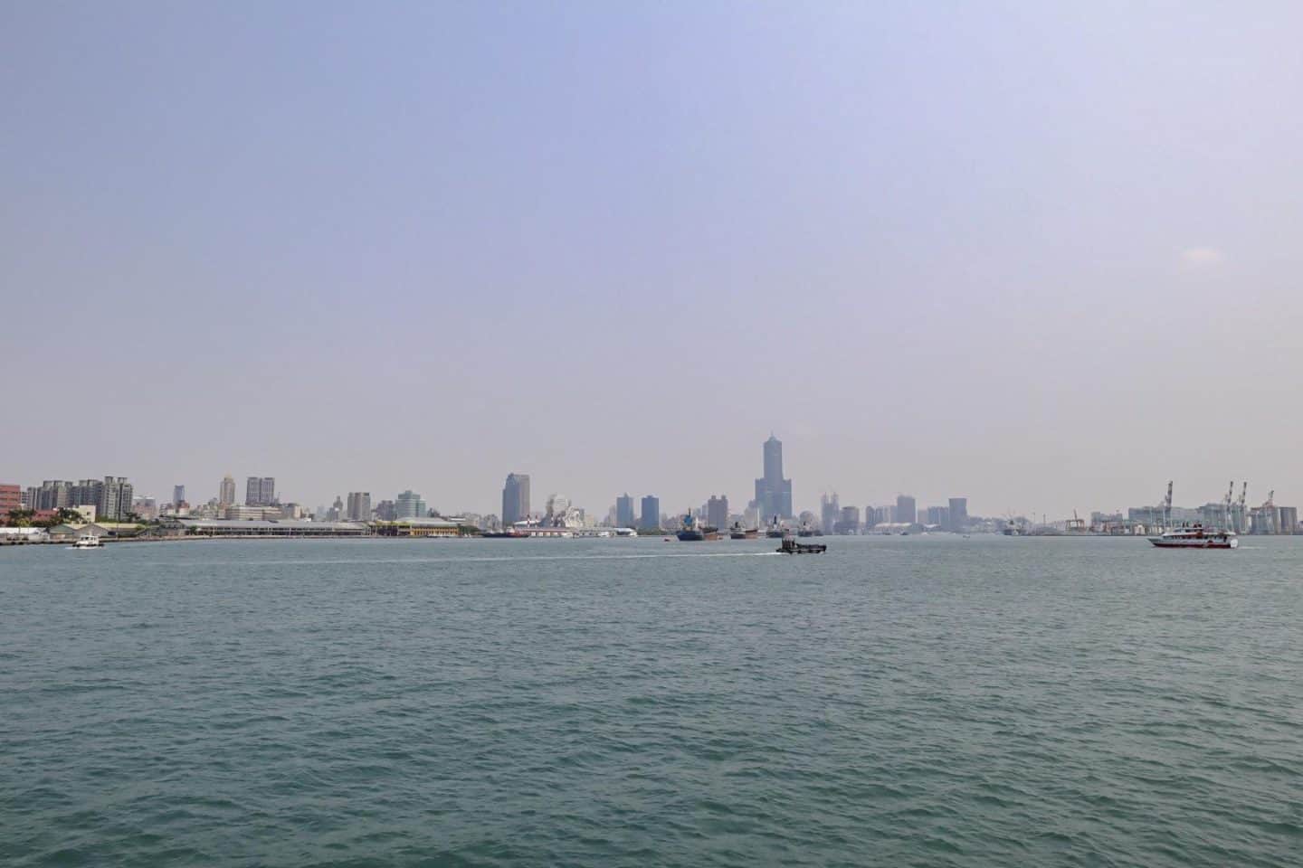 Cijin Island Kaohsiung Taiwan - Kaohsiung to Cijin Island, Cijin Island Kaohsiung Taiwan Ferry View