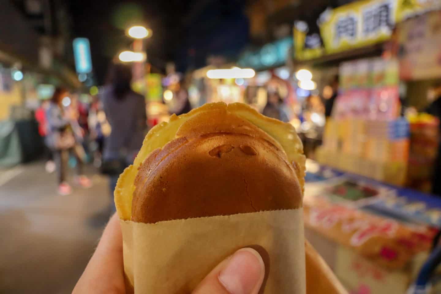 Pancakes Vegetarian Taiwan Night Market - The Wandering Quinn Travel Blog