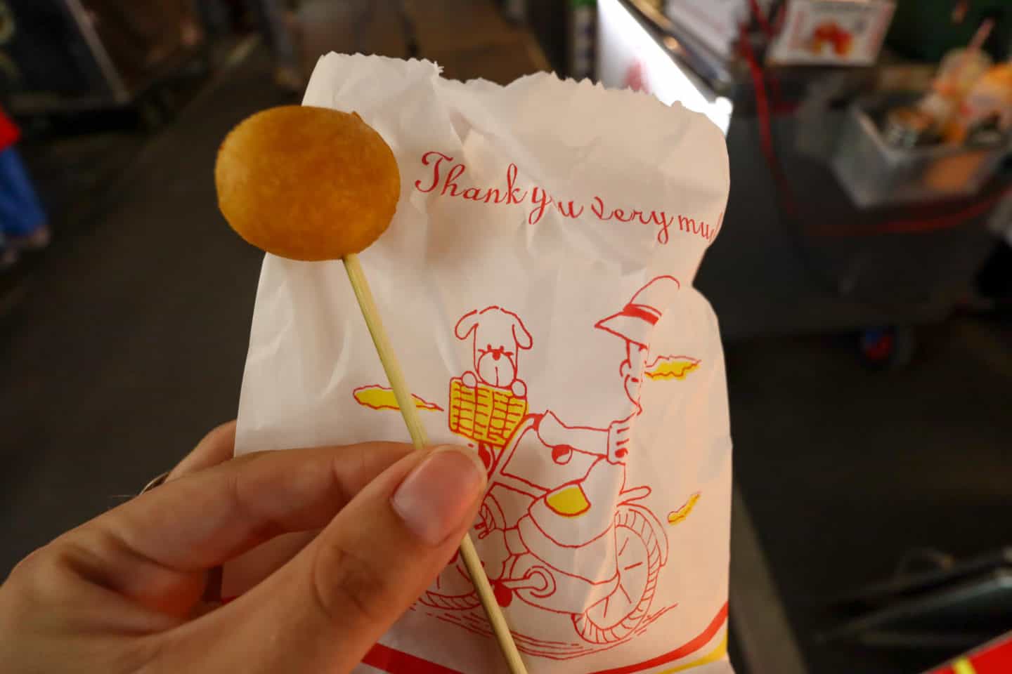Sweet Potato Balls Taiwan Night Market - vegetarian food taiwan night markets sweet potato balls