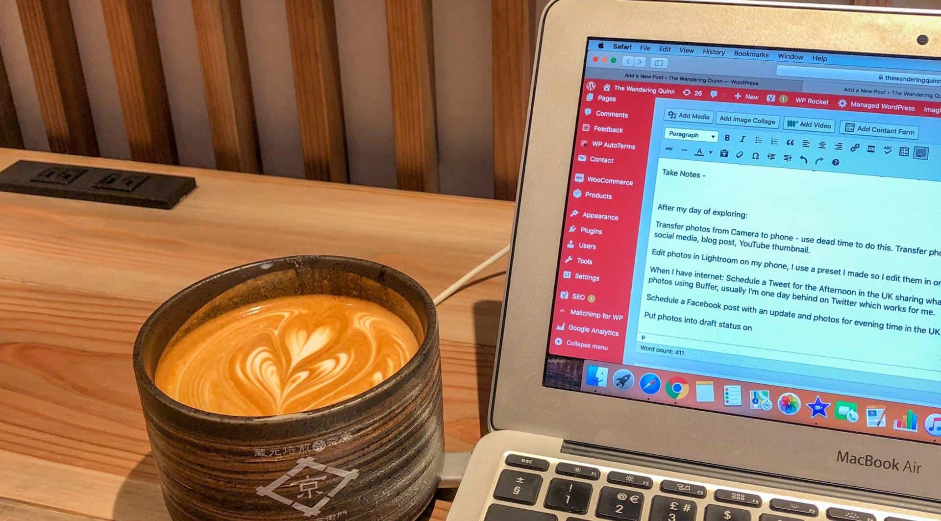 The Wandering Quinn Travel Blog how to be productive on your blog when travelling