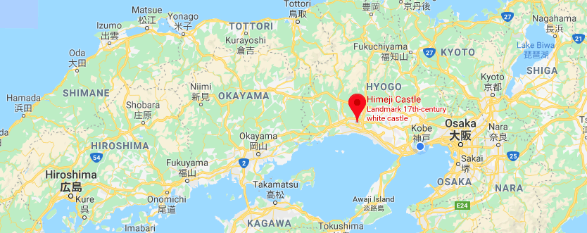 Himeji day trip, Hiroshima to Himeji