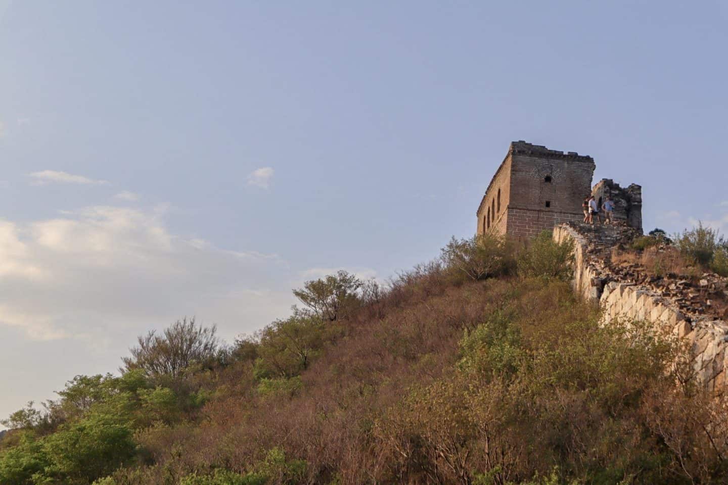 camping on the great wall of china - camping on Great Wall of China